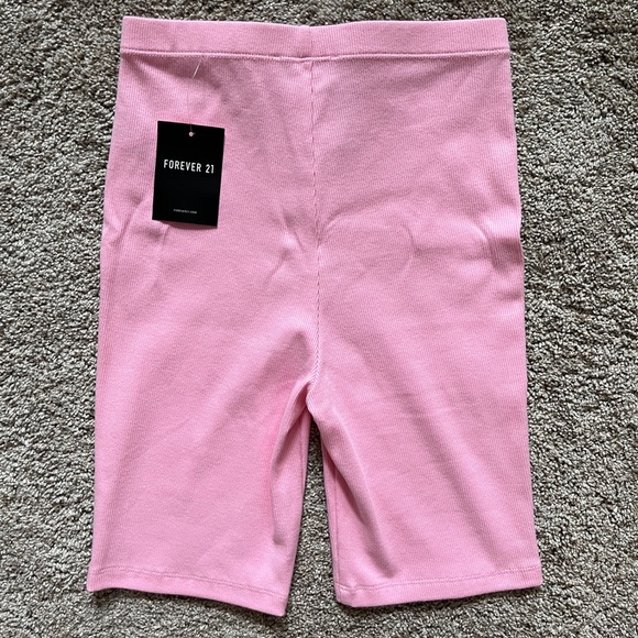 FOREVER 21 Barbie Core Small Crop Top & XS Biker Shorts Set - Picture 12 of 16